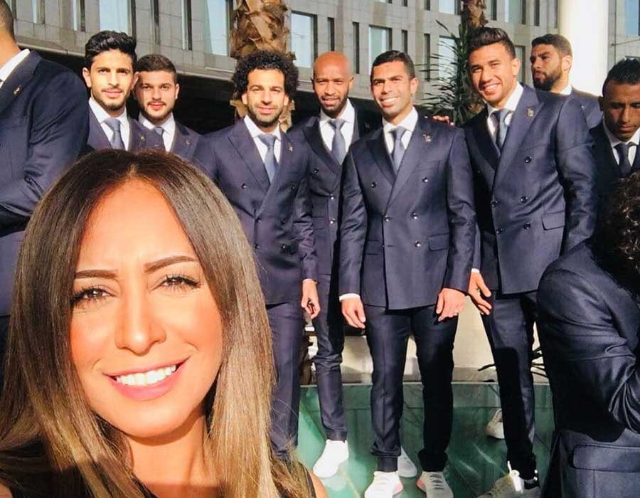 دعاء حسني خبيرة أزياء لاعبي المنتخب المصري
