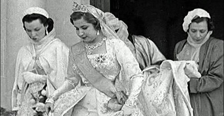 زفاف الملكة ناريمان على ملك مصر والسودان زفاف الملكة ناريمان على ملك مصر والسودان