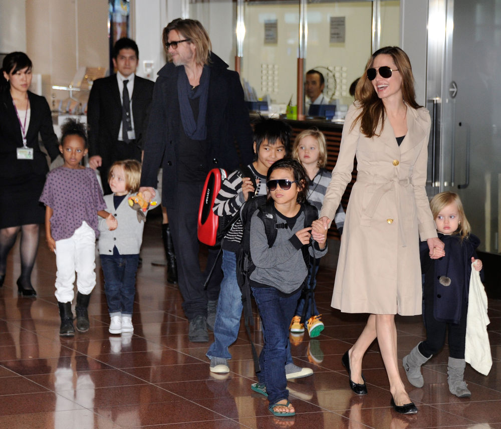 ”أنجلينا جولي” تحصل على وصاية منفردة على أطفالها   