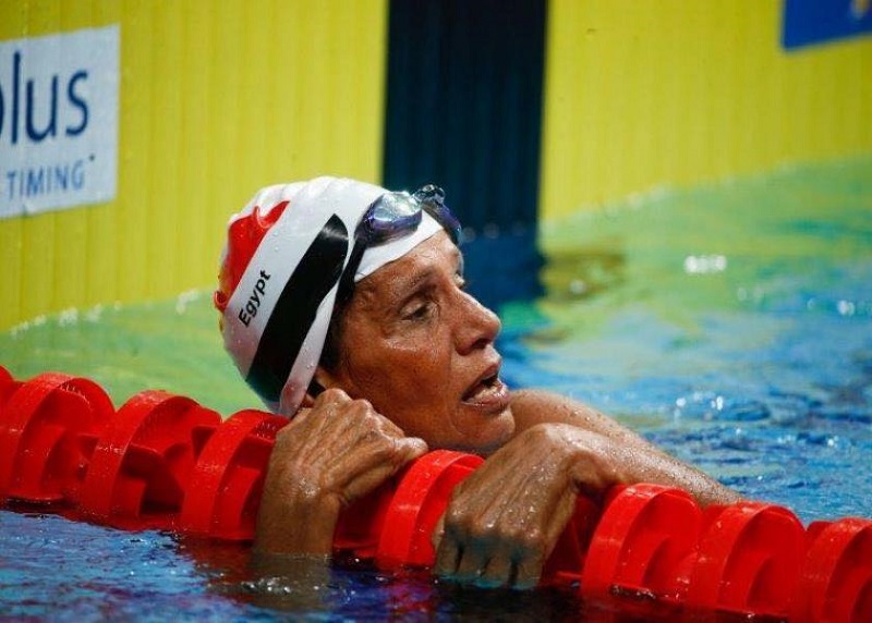 سهير العطار تحرز البروزنية في بطولة العالم للسباحة
