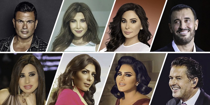 5 سيدات ضمن قائمة أقوى 10 مطربين في العالم العربي 5 سيدات ضمن قائمة أقوى 10 مطربين في العالم العربي