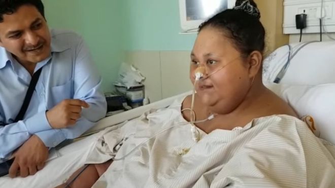 وفاة ”إيمان” أسمن امرأة في العالم في مستشفى بالإمارات