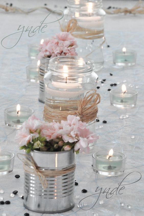 ”الشموع” ديكورات غير مكلفة لليلة زفاف رومانسية 