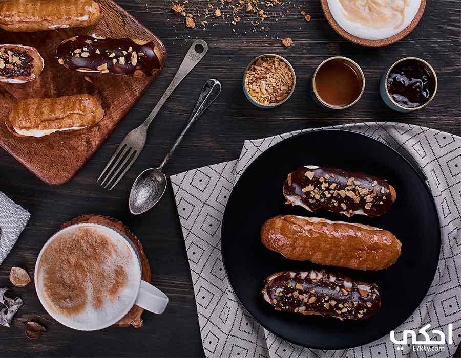 طريقة عمل الإكلير مع سلمى صالح طريقة عمل الإكلير مع سلمى صالح
