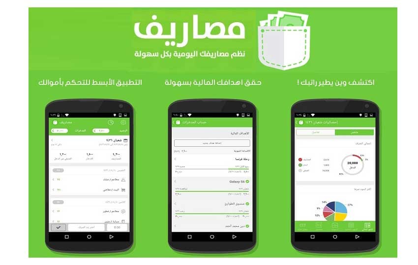 تطبيق مصاريف لإدارة الميزانية