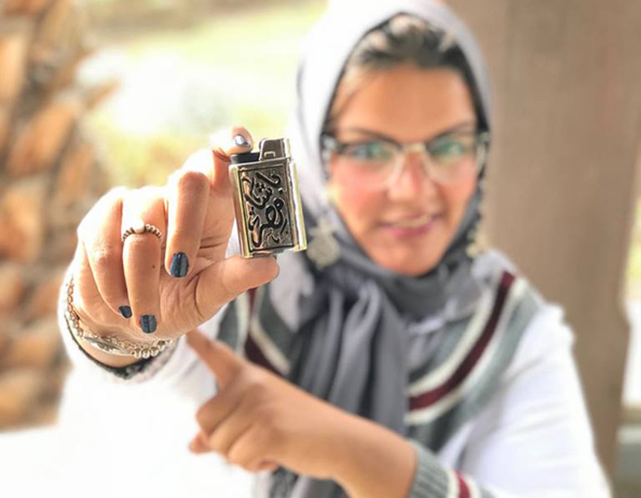 سالي مبارك.. ”سلطانة” صناعة الفضة سالي مبارك.. ”سلطانة” صناعة الفضة