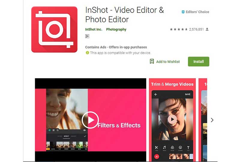 تطبيق inshot