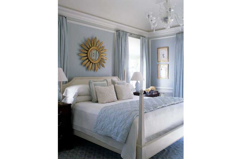 ألوان غرف نوم باللون الأزرق