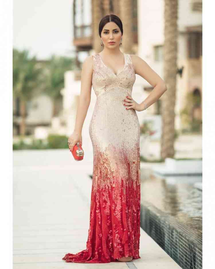 فستان نسرين طافش من مهرجان الجونة 2019