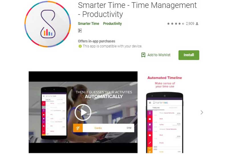 تطبيق smarter time