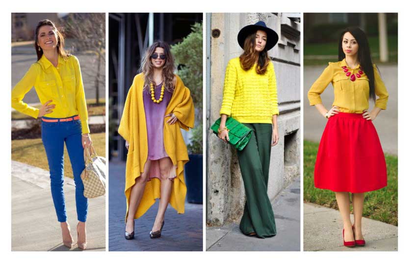 تنسيق ألوان الملابس - تنسيق لونين