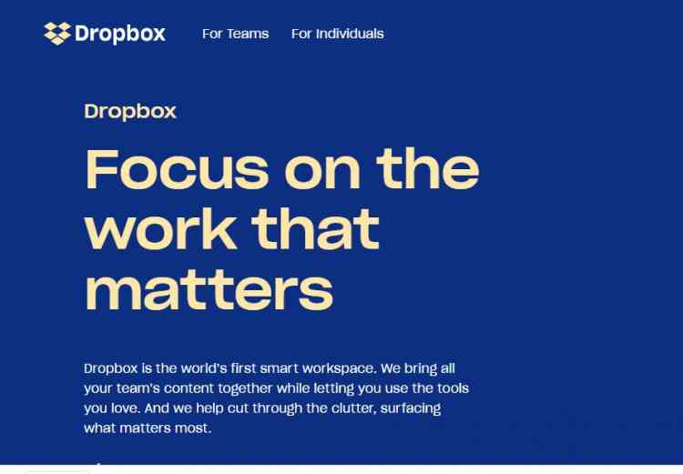 موقع dropbox