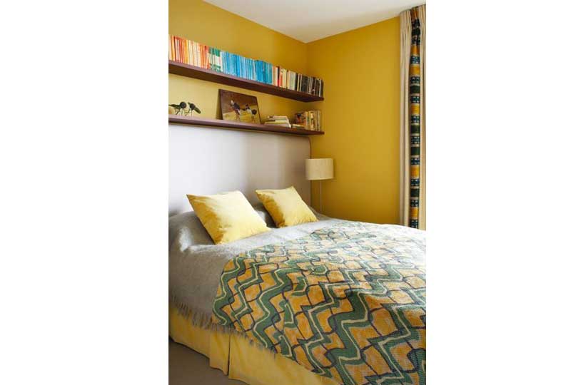 ألوان غرف نوم باللون الأصفر