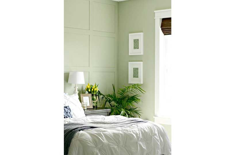 ألوان غرف نوم باللون الأخضر