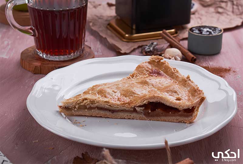 طريقة عمل فطيرة التفاح الأمريكية
