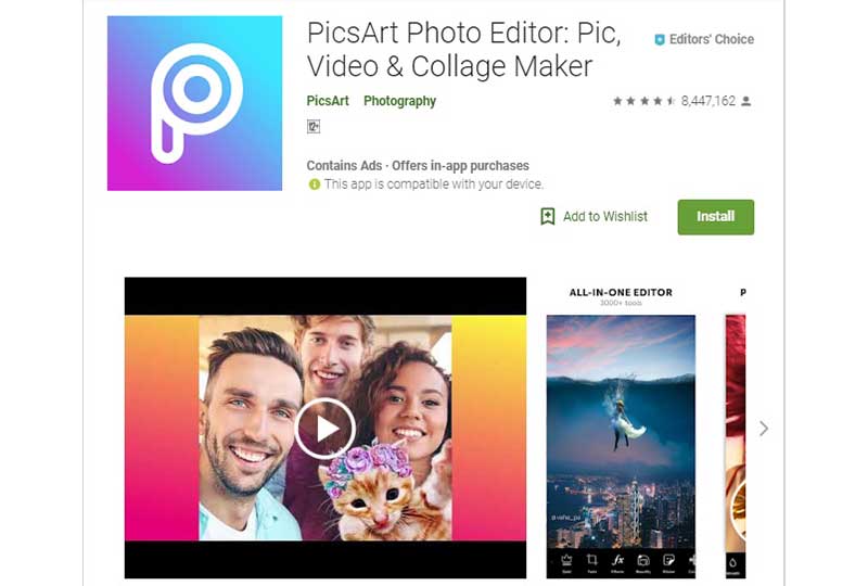 تطبيق PicsArt