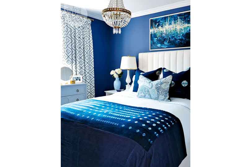 ألوان غرف نوم باللون الأزرق