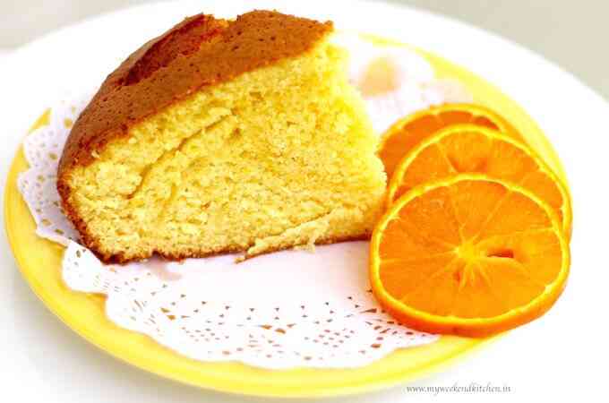 طريقة عمل الكيكة العادية بالبرتقال